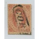 ARGENTINA 1867 GJ 28Ab RIVADAVIA ESTAMPILLA DE 6ta TIRADA COLOR ROJO PARDO ANARANJADO SUPER NITIDA CON VARIEDAD DOBLE IMPRESIÓN PARCIAL VER ANGULO SUPERIOR IZQUIERDO Y 